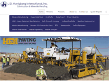 Tablet Screenshot of jdhpowerequipment.com